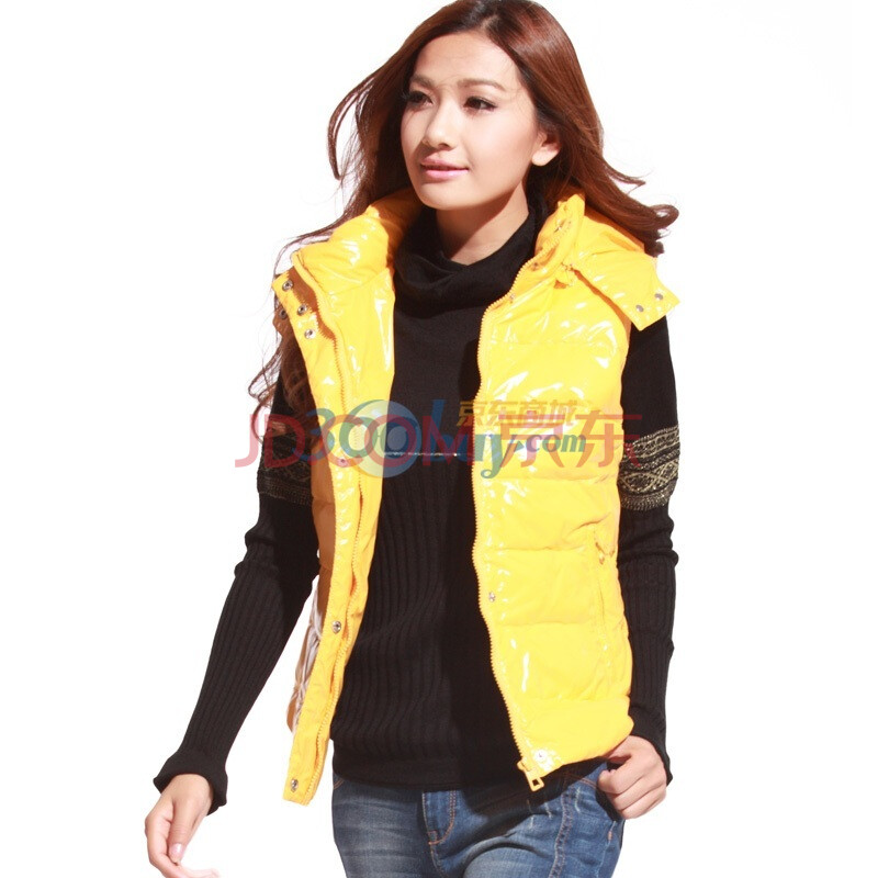 O.SA 冬装<em>女士</em>高档羽绒服 <em>SY</em>15220 黄色 S图