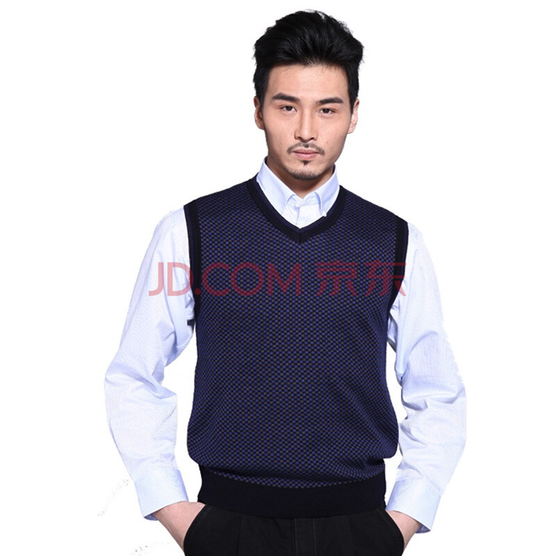 奥运 大卫山davehill商务<em>男士</em>毛<em>背心</em> v领<em>毛衣背</em>