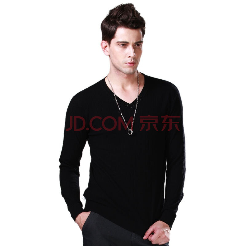 公子一派2011秋装新款日韩风格V领<em>针织</em>衫<em>男士</em>