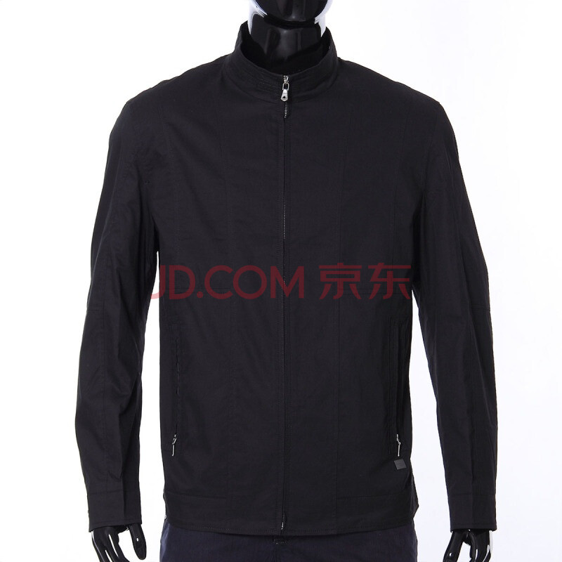 鳄鱼恤商旅休闲装立领 黑 男装外套 夹克 BJ-3