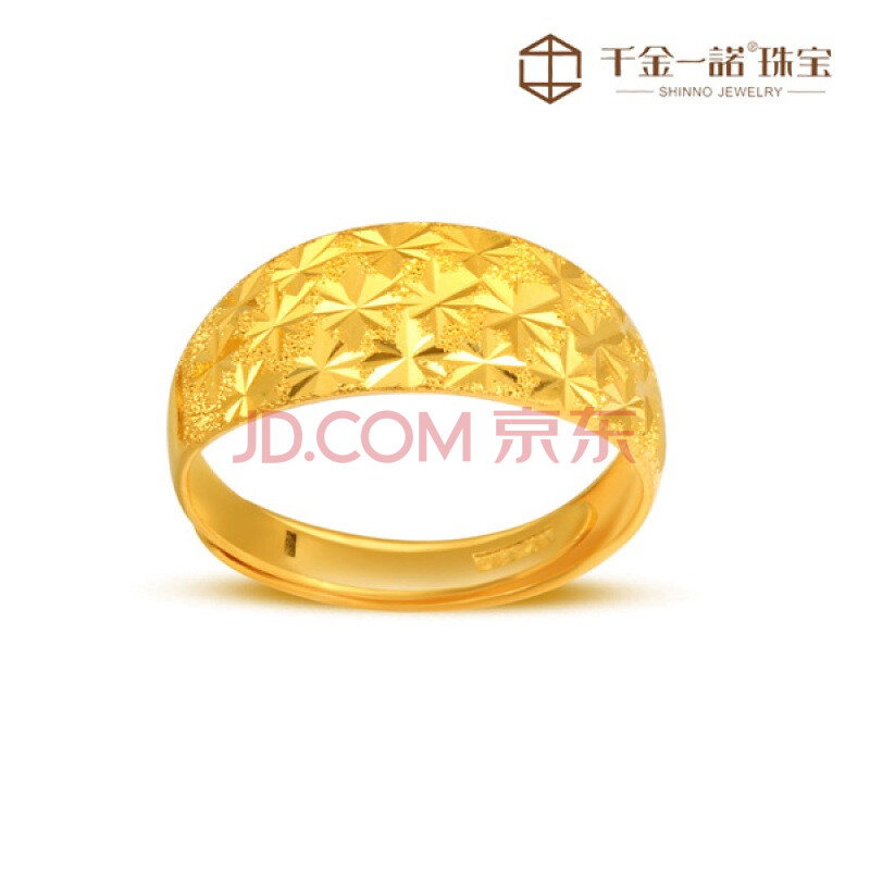 千金一诺珠宝 999<em>千足金</em>黄金<em>戒指 女款</em> 5.31g国
