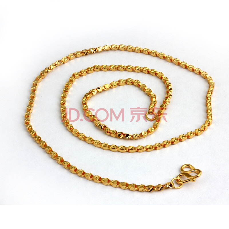 【浪漫丽人 】RMTO999千足金24K黄金男款帅气项链8.60克图片