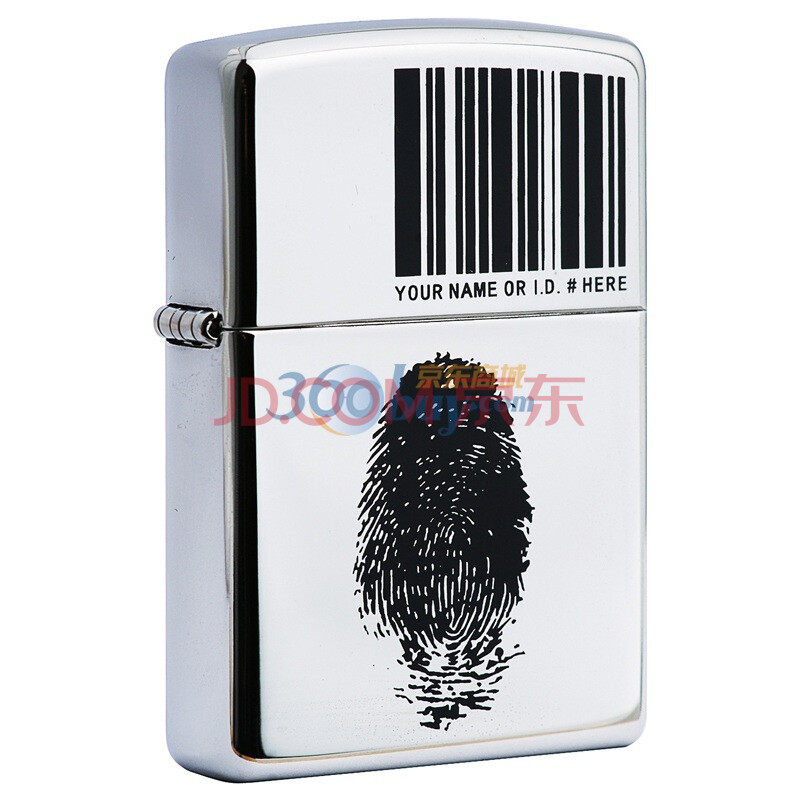 zippo打火机20836 指纹验证 (镜面镀铬彩印)图