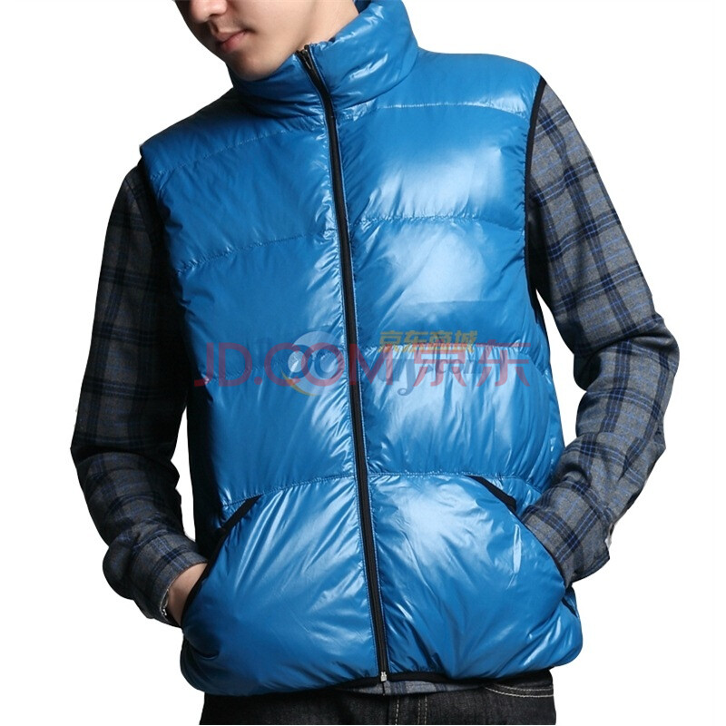 rkless新款冬装超轻便携90%白鸭绒<em>男士羽绒背</em>