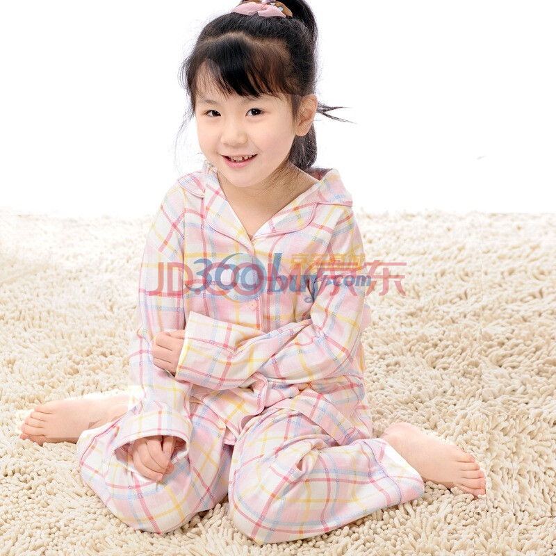 童家居服 春秋可爱儿童<em>睡衣</em> 男<em>女孩长袖睡衣</em>1