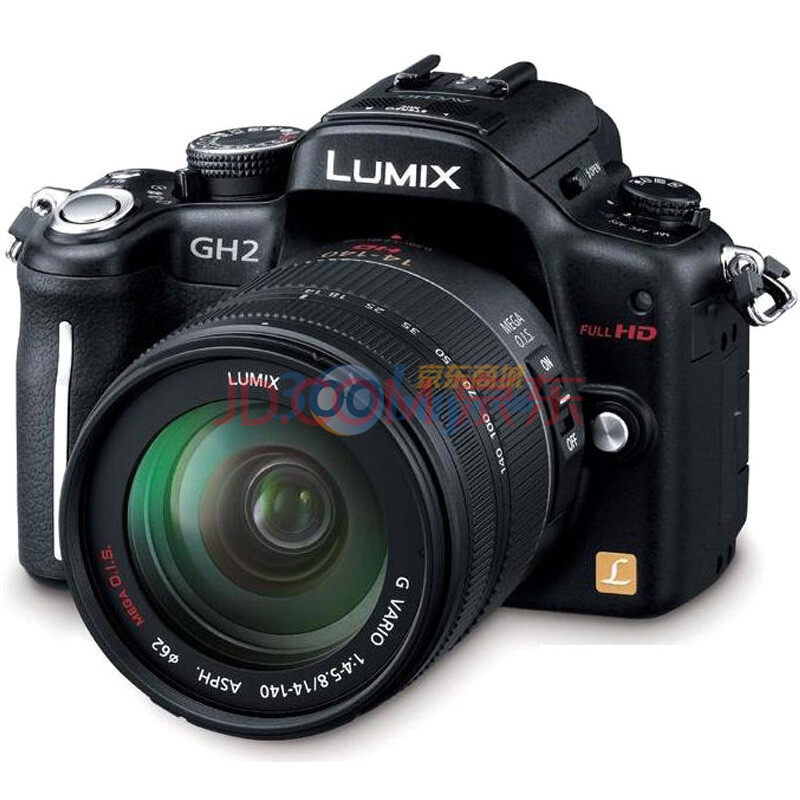 松下（Panasonic） DMC-GH2HGK单电套机（H-VS014140GK）黑色