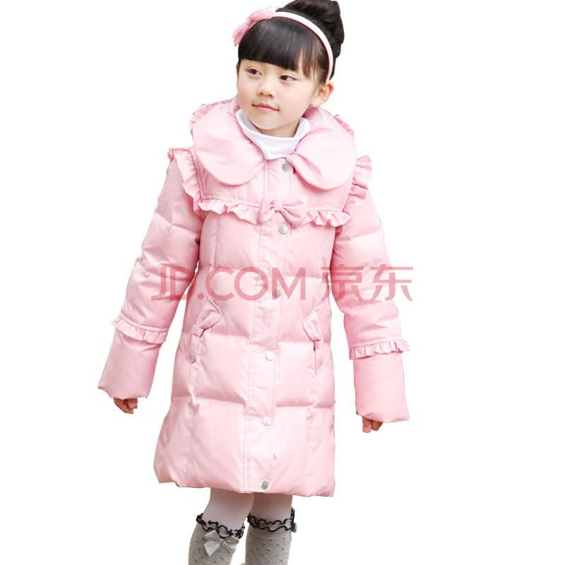 <em>DEESHA笛莎女童装</em>粉色羽绒服外套2104020
