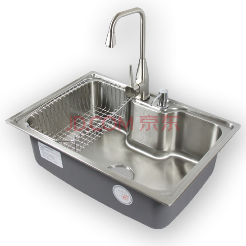 静溪CALMRILL不锈钢水槽套餐 厨房洗菜盆 洗