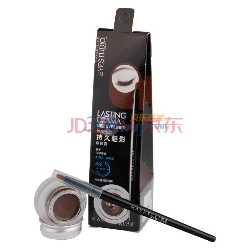 MAYBELLINE 美宝莲睛采造型持久魅影眼线膏02#（棕色）3g