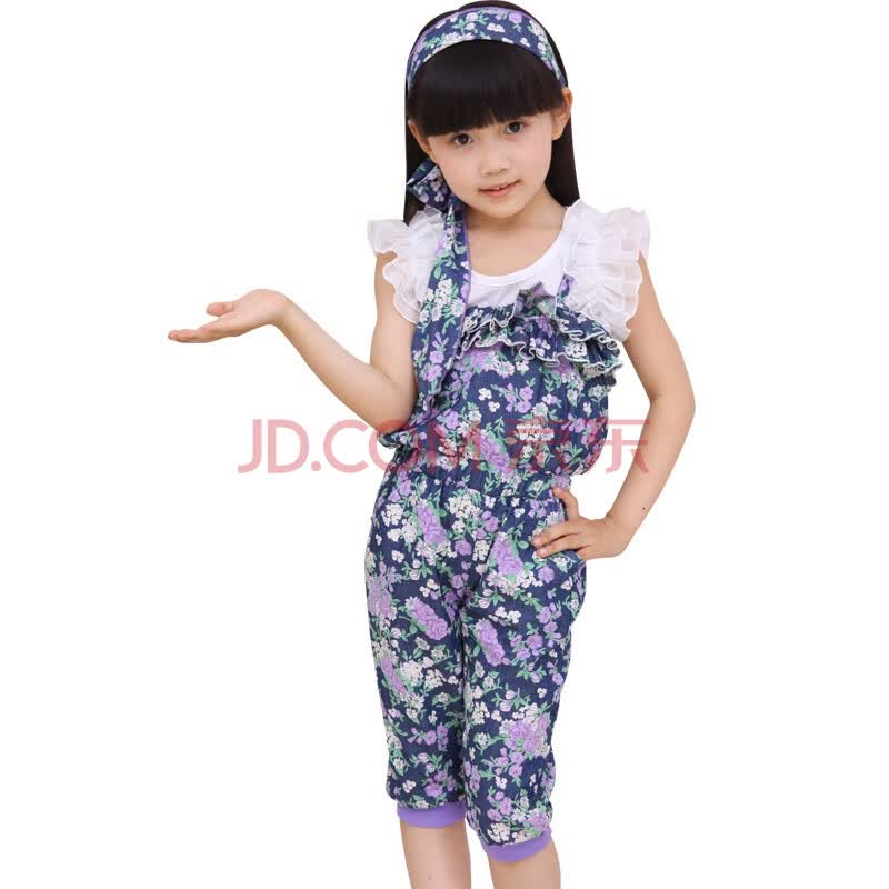 DEESHA<em>笛莎童装女童</em>韩版牛仔连体背带裤11