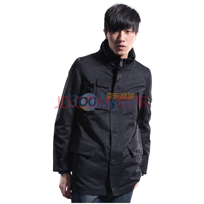 圣迪奥sdeerhe 男装 帅气有型立领休闲男装外