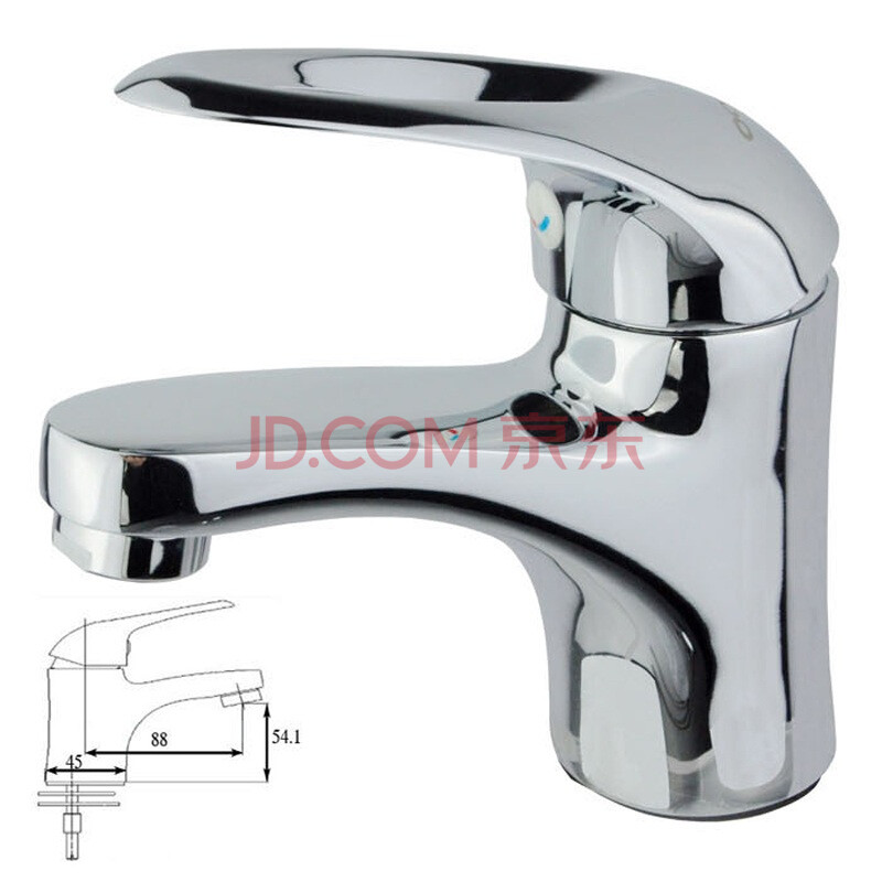 九牧(jomoo)单把单孔冷热面盆水龙头