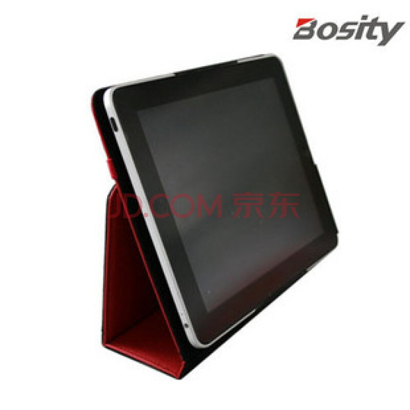 天富力Bosity 苹果配件Apple ipad 1代皮套保护套支架 红色图片