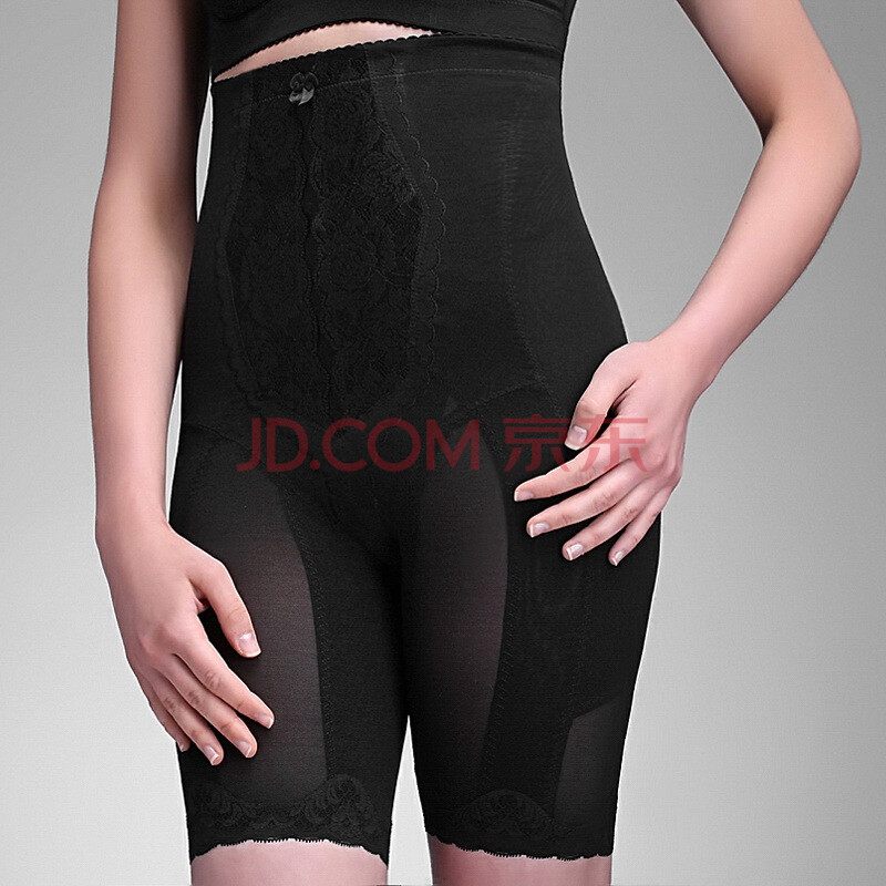 马克宝迪 forevers收腰收腹收胯 提臀瘦腿美体塑身裤 黑色瘦身短塑裤 黑色 70图片