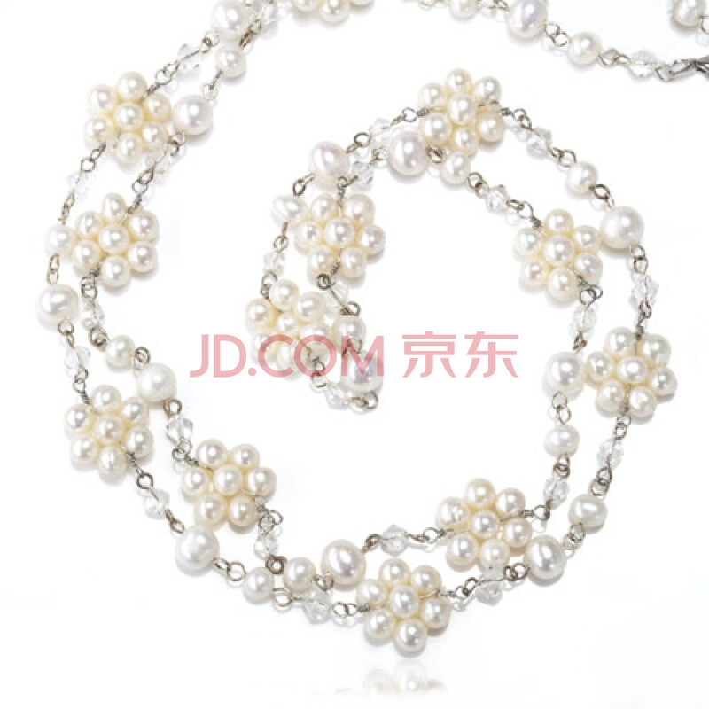 嘉尚 雪胎梅骨 S925银天然珍珠<em>毛衣链</em>图片