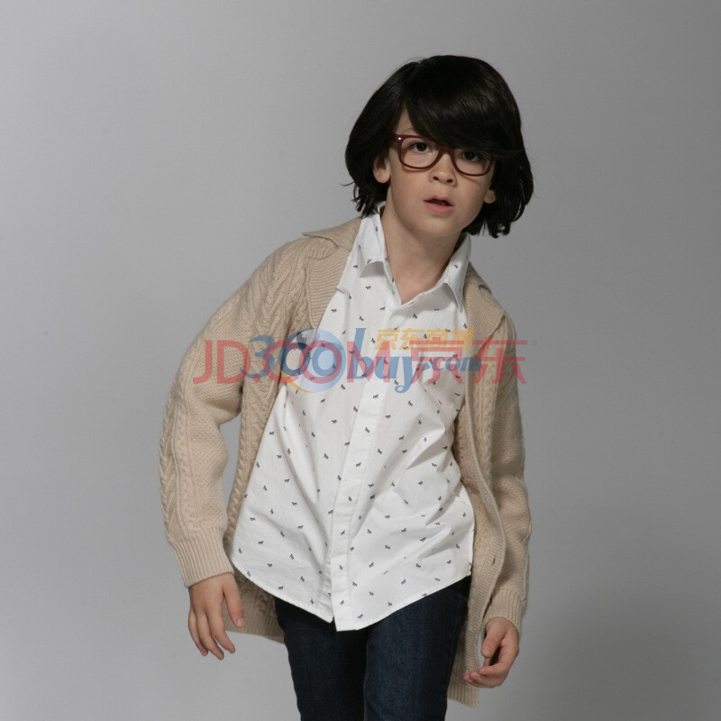 马其顿mqd童装<em>男童</em>+<em>开衫翻领毛衣</em>m1132070