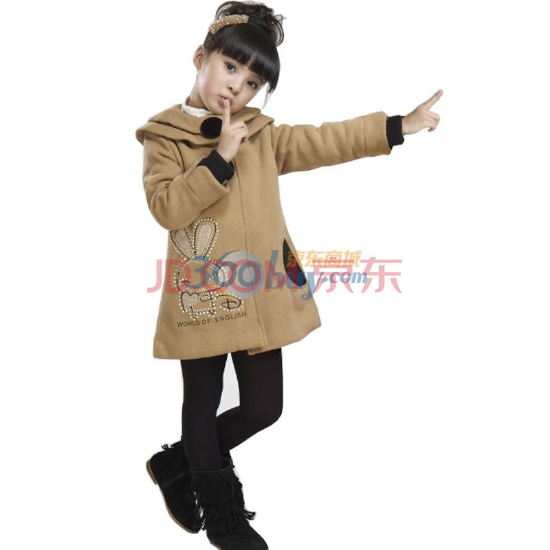 光芒童装<em>女童秋冬</em>款049 韩版乖乖兔卫衣<em>外套</em> 