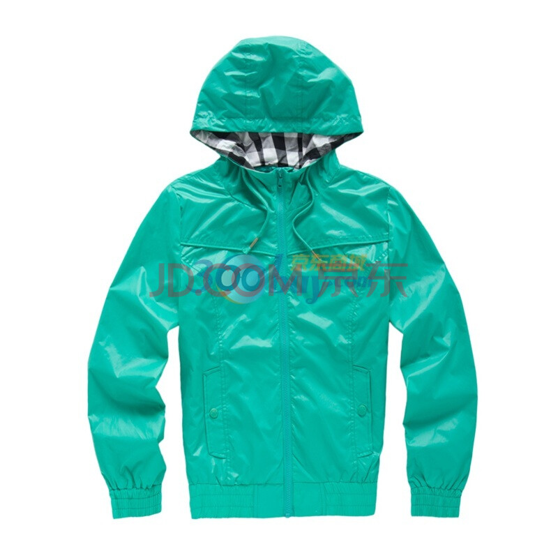 【新】森马 Semir服装女款茄克(多色夹克)连帽091150001 绿色 M图片