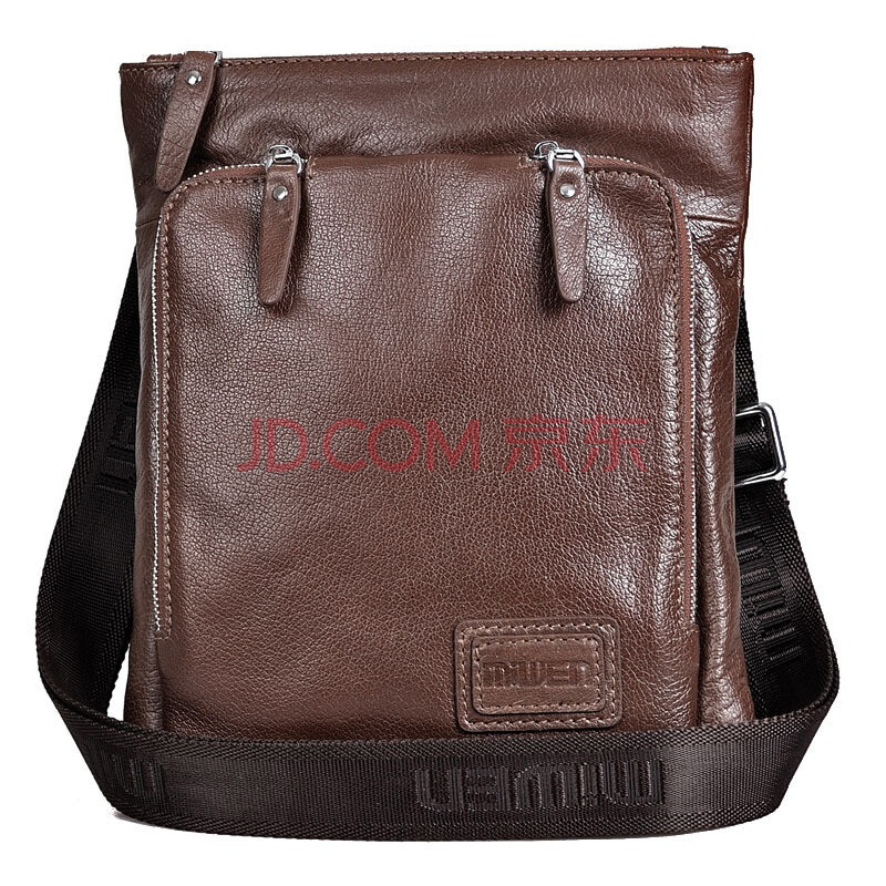 MIWEN米文休闲时尚男士单肩斜跨真皮包 M03