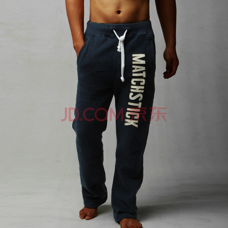 麻吉MATCH 春装新款卫裤 男士纯棉运动裤 休