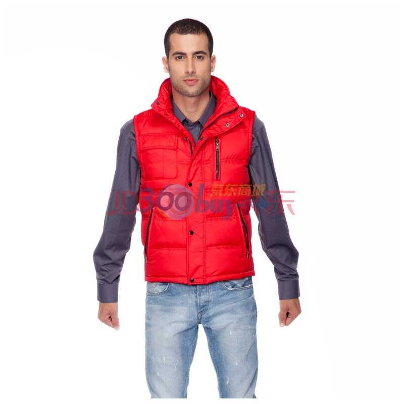 <em>杰奥</em>jieao<em>羽绒服 男款</em>高档<em>马甲</em> 欧版多兜设计 提