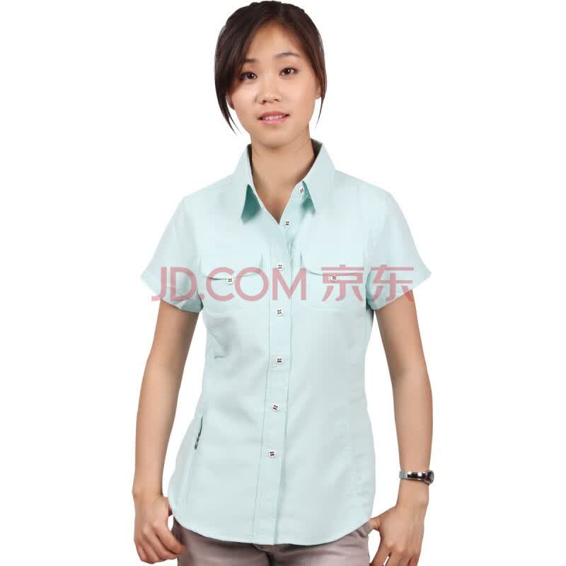 SPOUNTIN 极限运动 <em>女短袖衬衫</em> W4510 青色