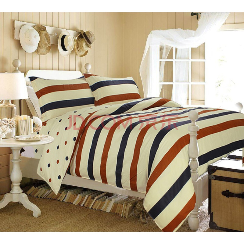 莴苣家纺床品套件裸婚时代纯棉四件套 1.5米床