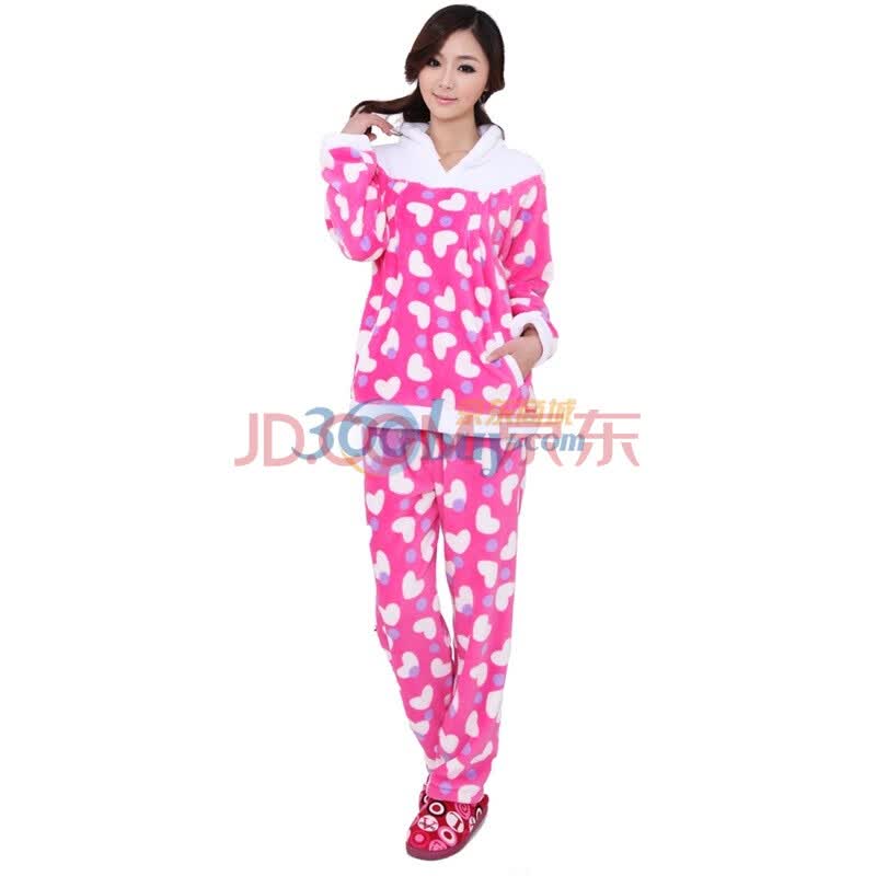 百伶妈妈春装新款<em>孕妇</em>家居服套装<em>珊瑚绒孕妇睡</em>
