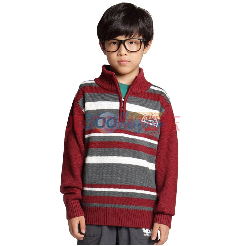 米狗 armgo童装 2012 春款新品<em>男童反领毛衣</em>8