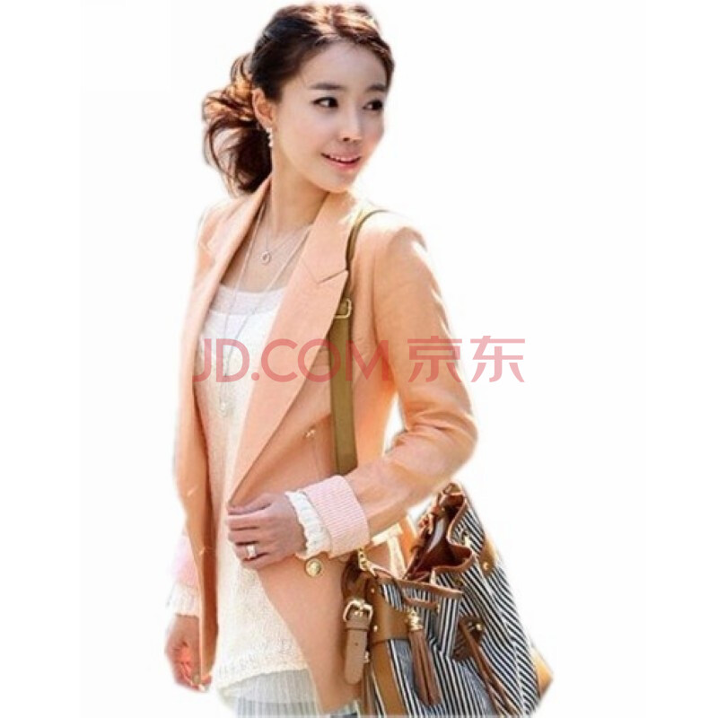 思彼 春秋韩版职业淑女修身长袖女士小西装外