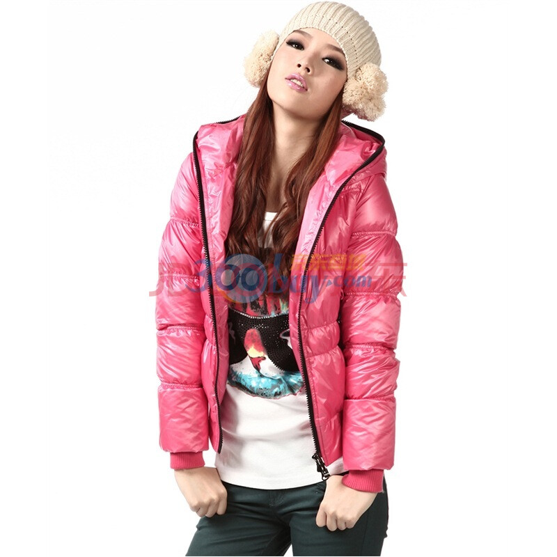 <em>波司登</em>11新款 <em>羽绒服</em> 女亮片连帽<em>短款</em> BRD11