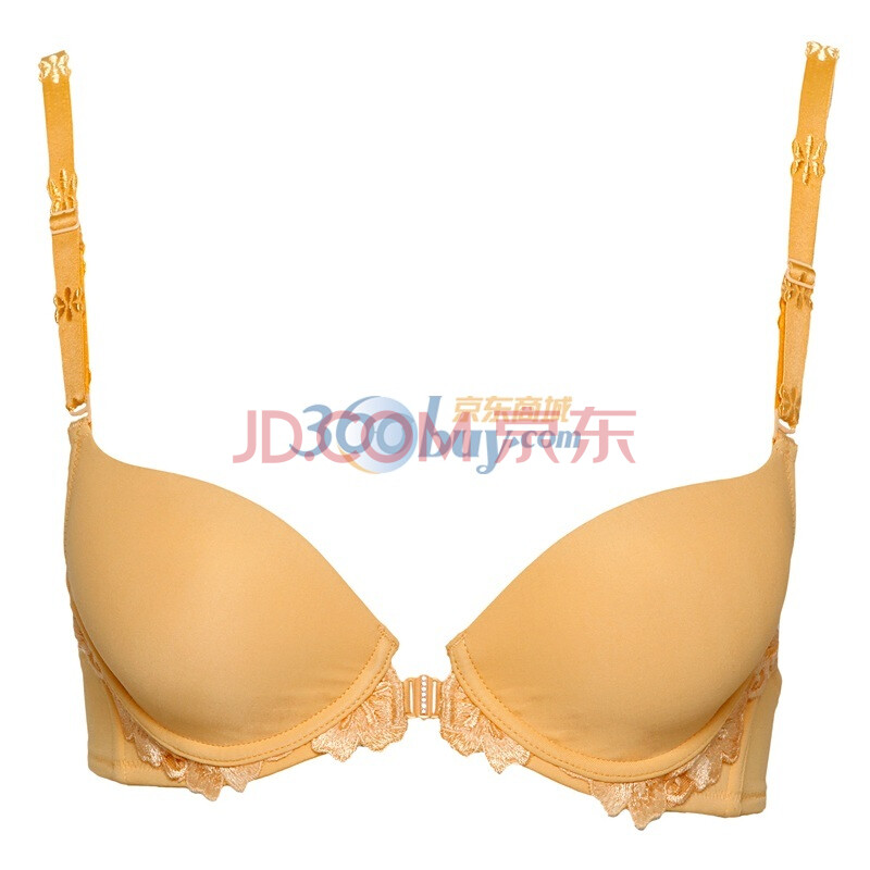 爱慕恋雪绒花<em>3/4</em>模杯<em>文胸</em>AM1077 黄色 <em>A75</em>图