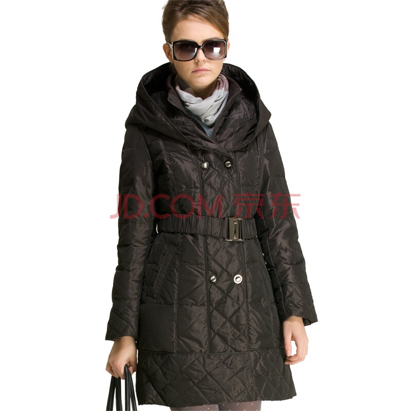 妠彩 N.CAI 冬季时尚女装羽绒服 Y99928深咖啡