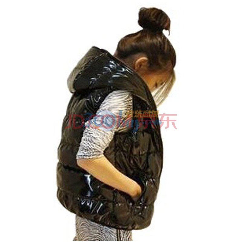 EyesonU 2011秋冬装新 明星款<em>亮面</em>羽绒棉<em>背心</em>