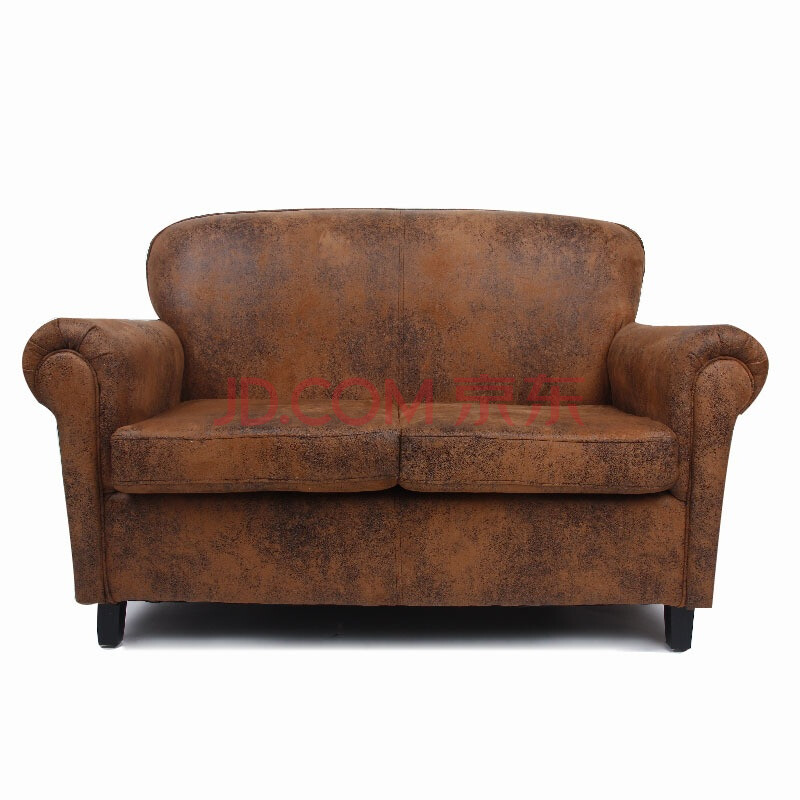 麦克维德MKVD欧式仿旧复古磨砂麂皮绒客厅双