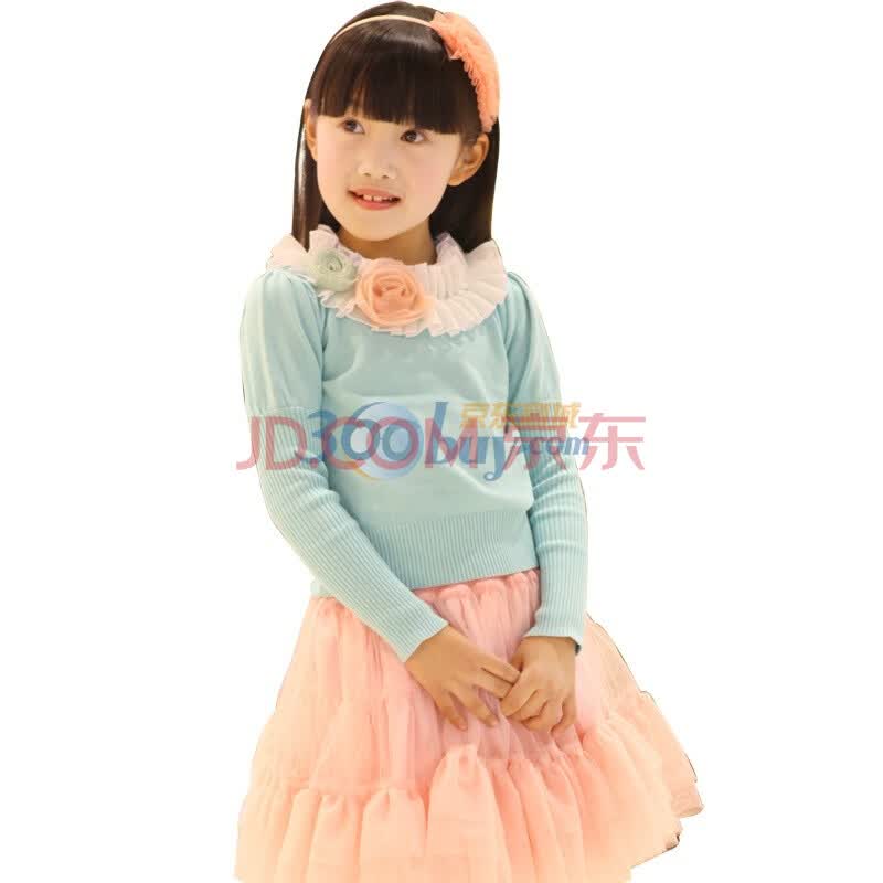 deesha<em>笛莎</em>童装<em>女童</em>春秋新款打底套头毛衣11