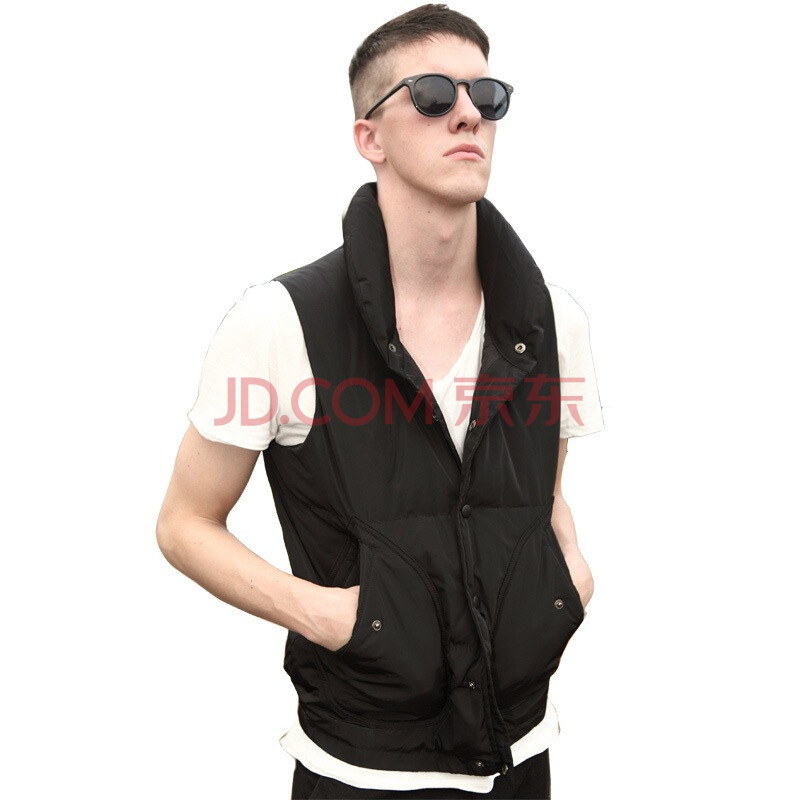 西班牙VIISHOW<em>男装</em> 2012新款男士<em>羽绒马甲背</em>