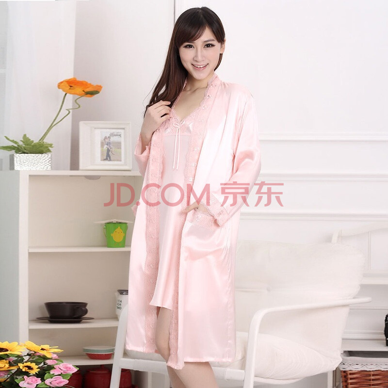 <em>睡裙睡袍</em>两件<em>套装哪种好</em> 丝质<em>睡裙睡袍</em>两件套