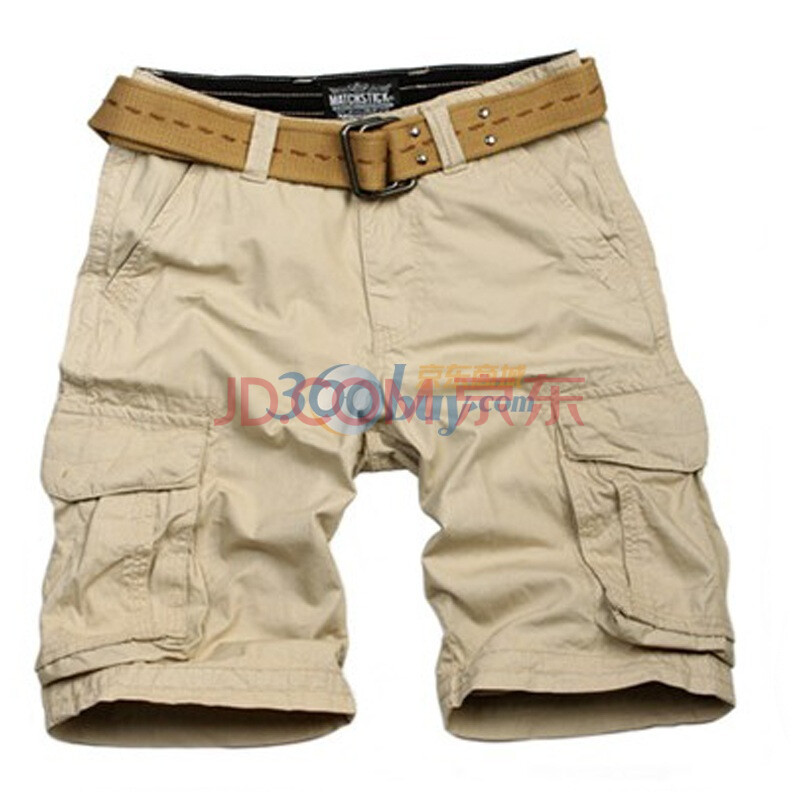 麻吉MATCH 新品夏装 <em>男士休闲短裤</em> <em>纯棉</em>工装