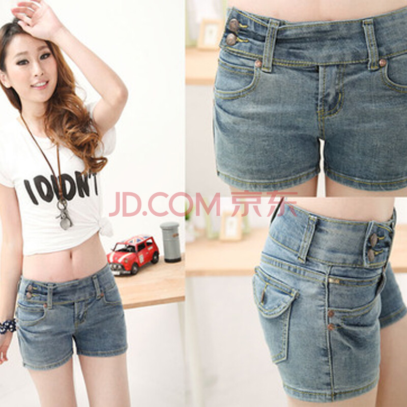 仙蝶莉 2014夏装新款牛仔<em>短裤</em>时尚<em>潮流女装</em>S
