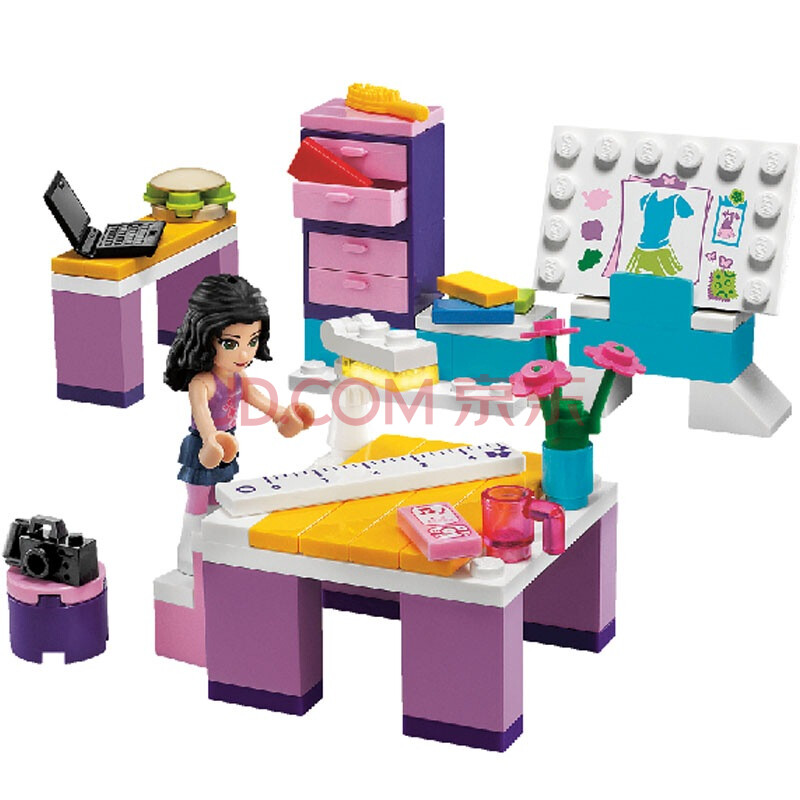 【<em>乐高</em>积木】LEGO <em>乐高 女孩系列</em> 艾玛的设计