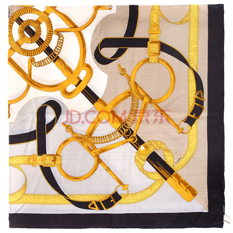 【<em>爱马仕围巾</em>】<em>HERMES</em> <em>爱马仕</em> <em>女士</em>金质马刺