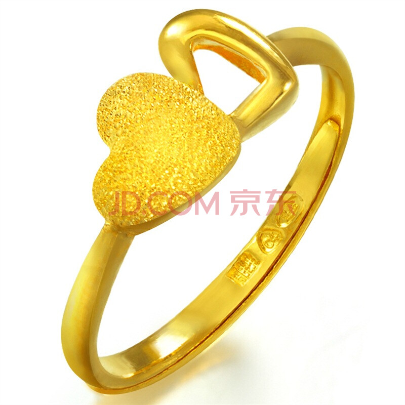 【周生生<em>戒指</em>】周生生 <em>黄金</em>(足金)心连心<em>戒指</em> 