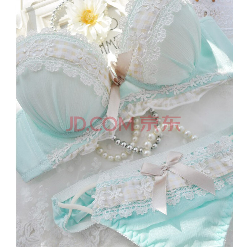 支持货到付款 枫故 学生少女<em>文胸套装日韩可爱</em>