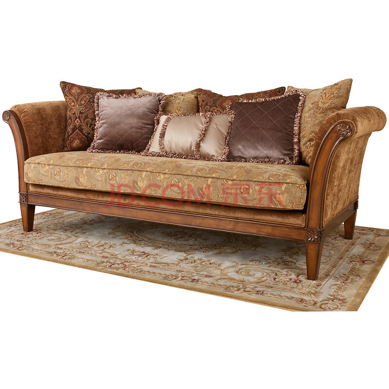 广兰 欧式家具 美式沙发 高档布艺沙发特价组合