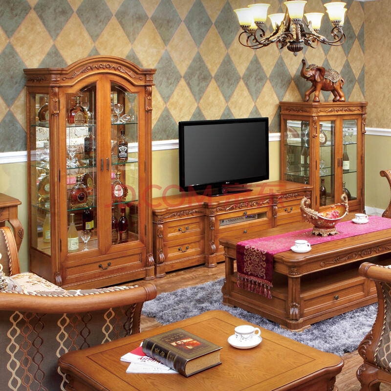 卡梅尔5009古典电视柜 酒柜 客厅柜 贵族气质电