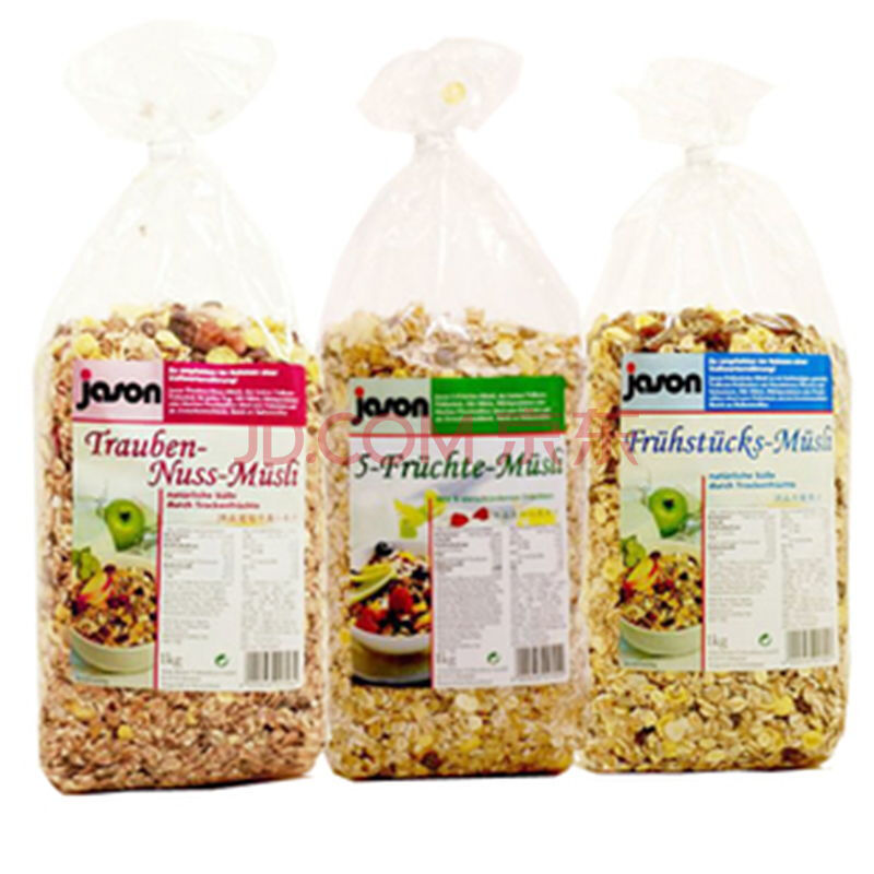 捷森麦片1kg*3组合 德国 Jason图片