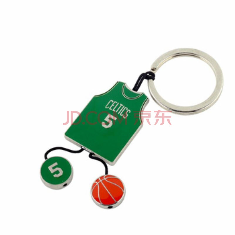 NBA球星球衣钥匙扣环链 精致车用家用创意钥