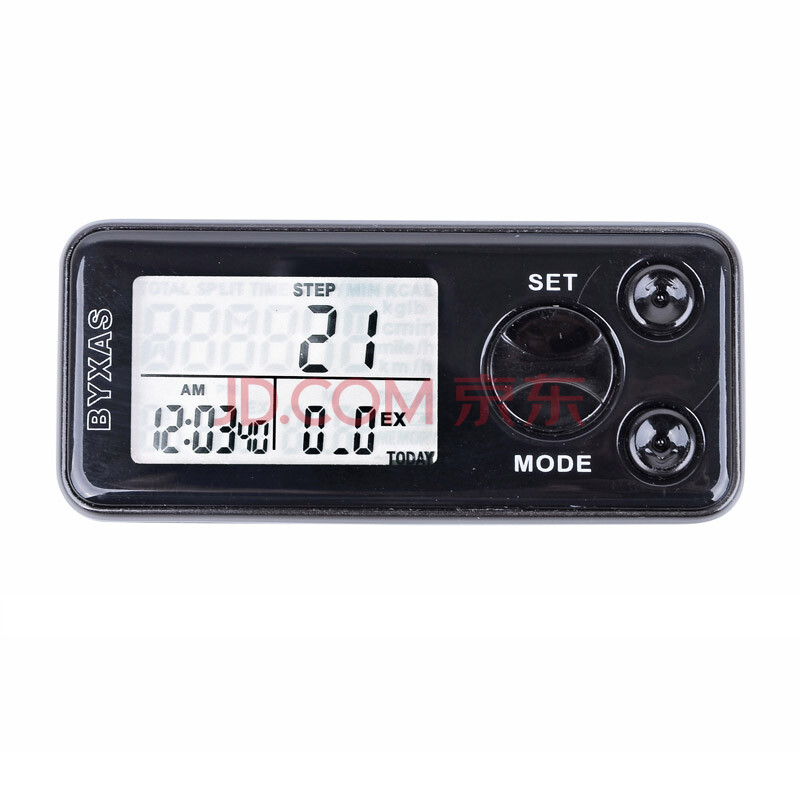 赛施BYXAS 大屏幕3D计步器 卡路里计算器 三