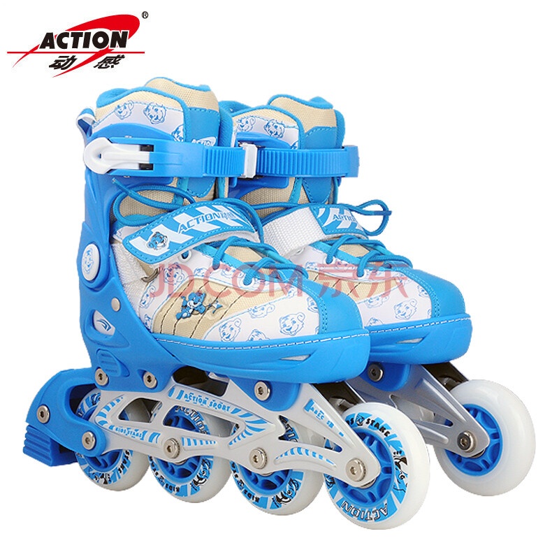 动感ACTION 126B-17 儿童轮滑闪光可调溜冰鞋